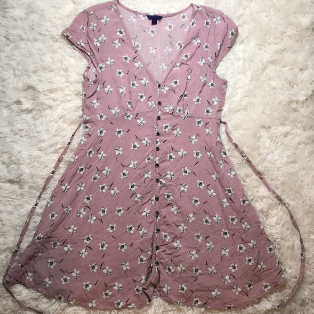 mauve summer dress